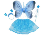 Detský kostým Motýlik modrý