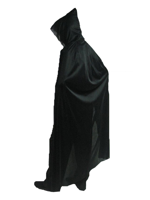 Detský kostým plášt čierny