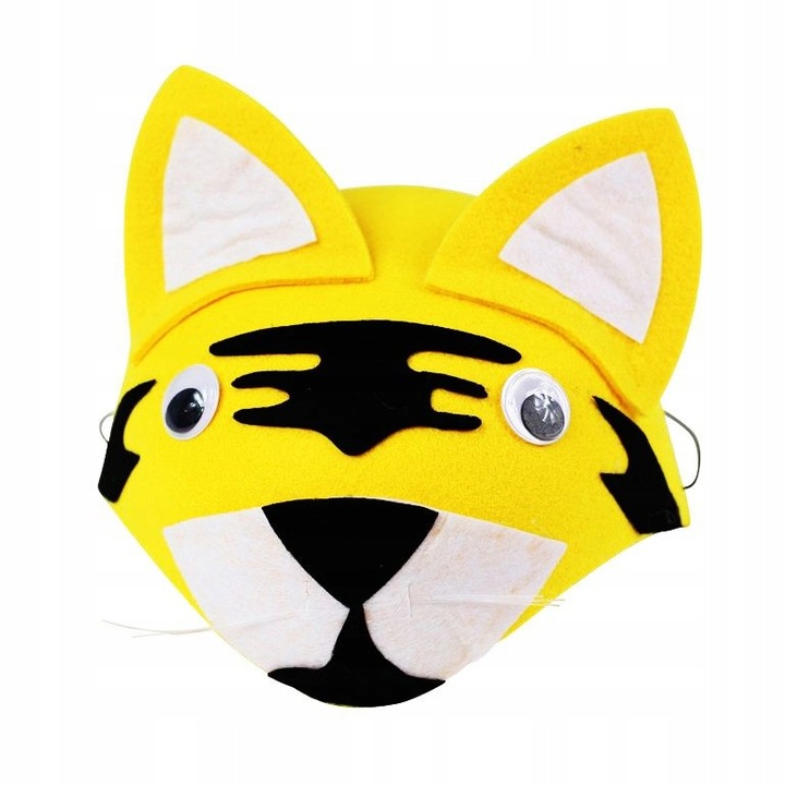 Detská maska Tiger žltý