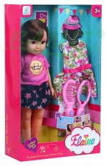 RAMIZ bábika pre deti  Lívi  bruneta 