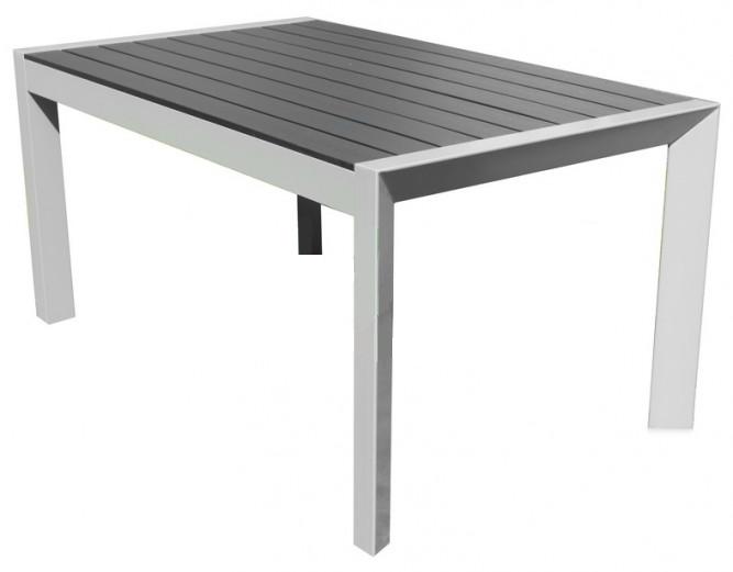 Ramiz záhradný hliníkový stôl Polywood  čierný