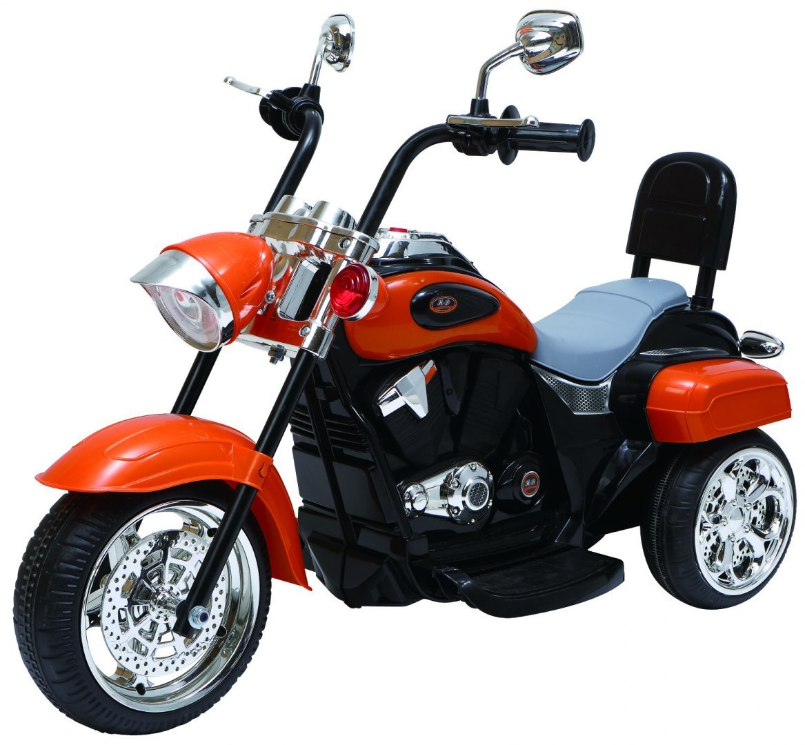 RAMIZ elektrická motorka Chopper NightBike oranžová