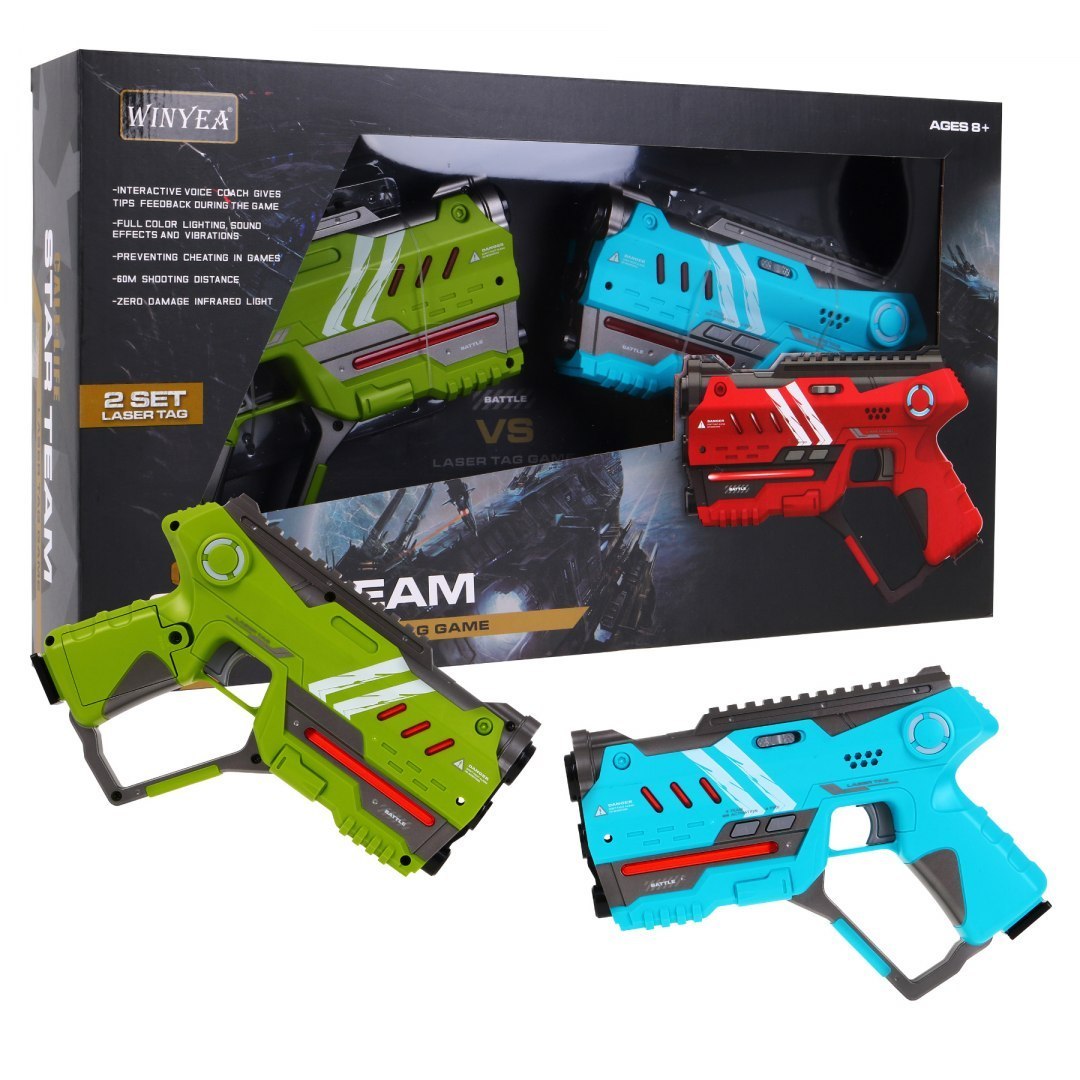 RAMIZ laserová zbraň STAR zelena modra