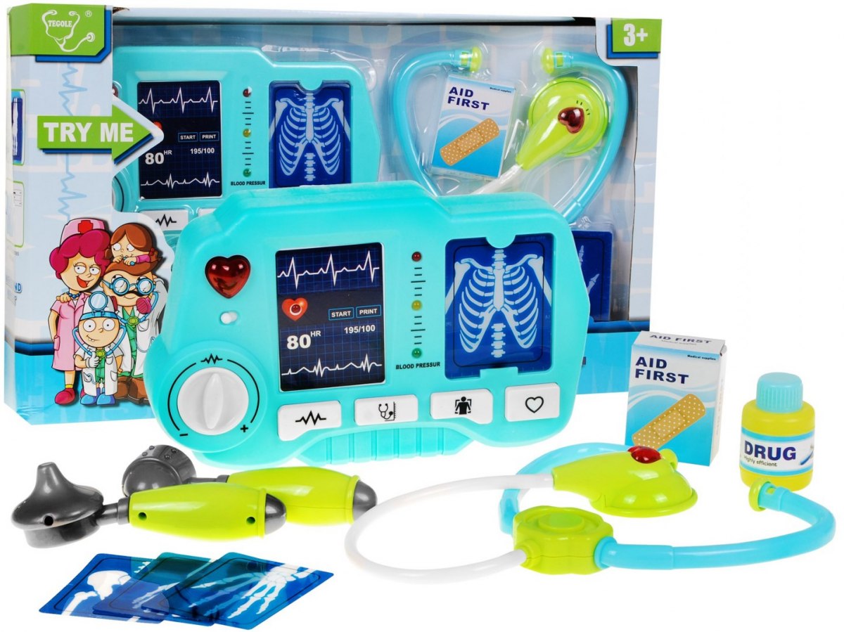 RAMIZ detský lekársky kufrík RTG modrý