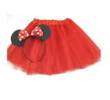 Detský kostým Minnie - červený