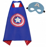 Detský kostým Capitan America + maska modrý