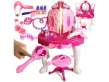 RAMIZ detský toaletný stolík s MP3 ružový