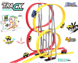 RAMIZ detská autodráha Mega Race žlto čevená