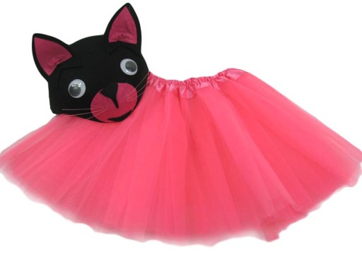 Detský kostým Mačka ružový + maska