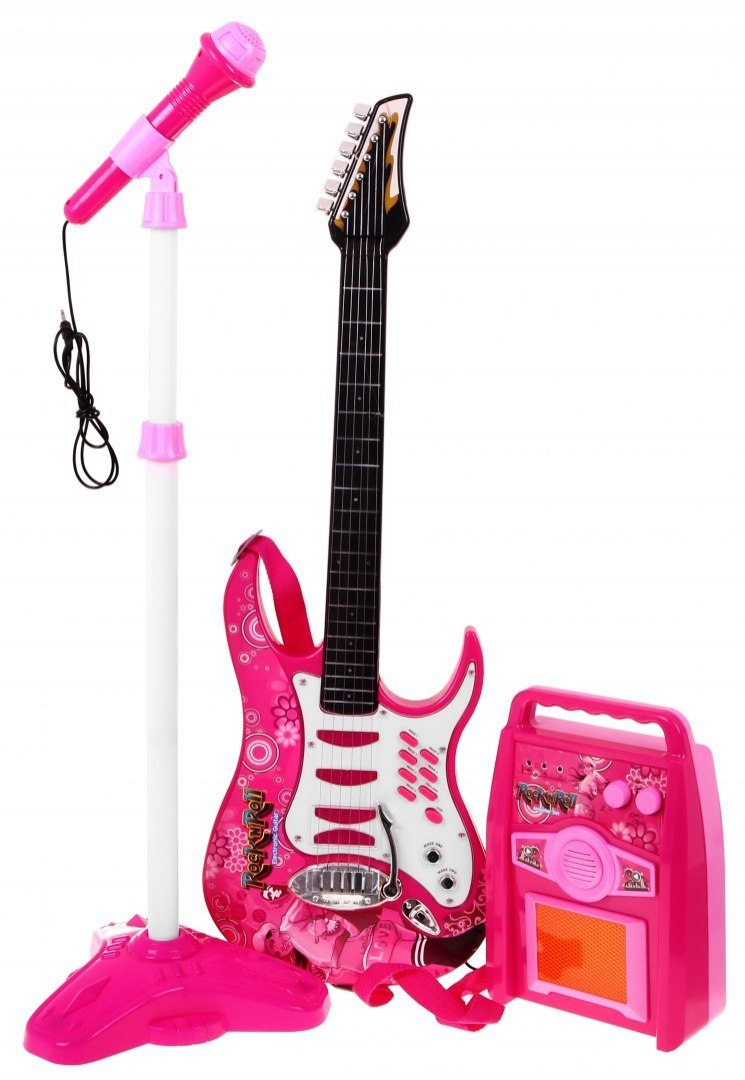 RAMIZ elektrická gitara Jack ružová