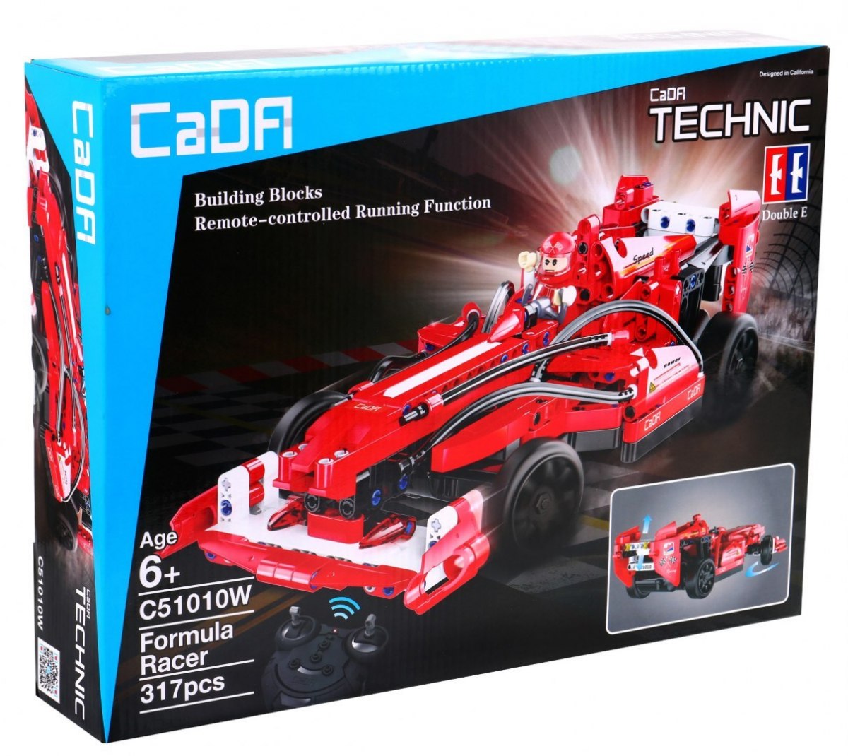 RAMIZ RC stavebnica formula červená