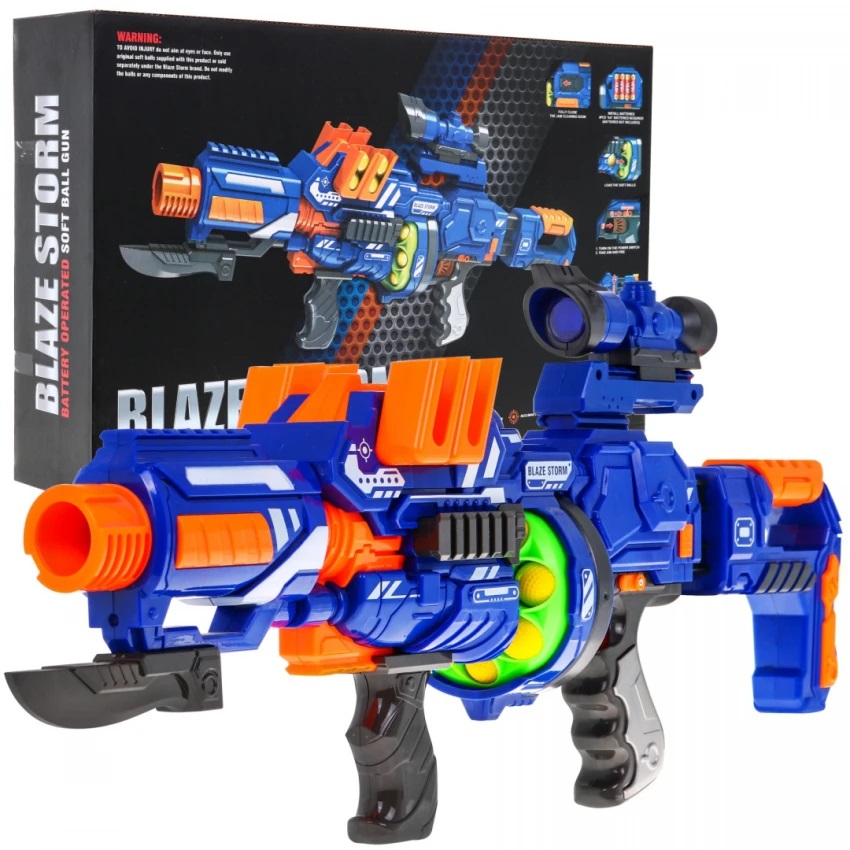 RAMIZ detská zbraň Blaze 2 modrá