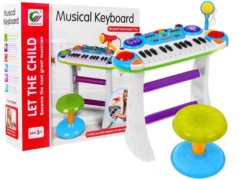 RAMIZ detské piano ZMU modré
